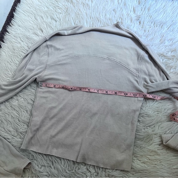 Joah Brown Contrast Stitch Long Sleeve - Picture 5 of 5